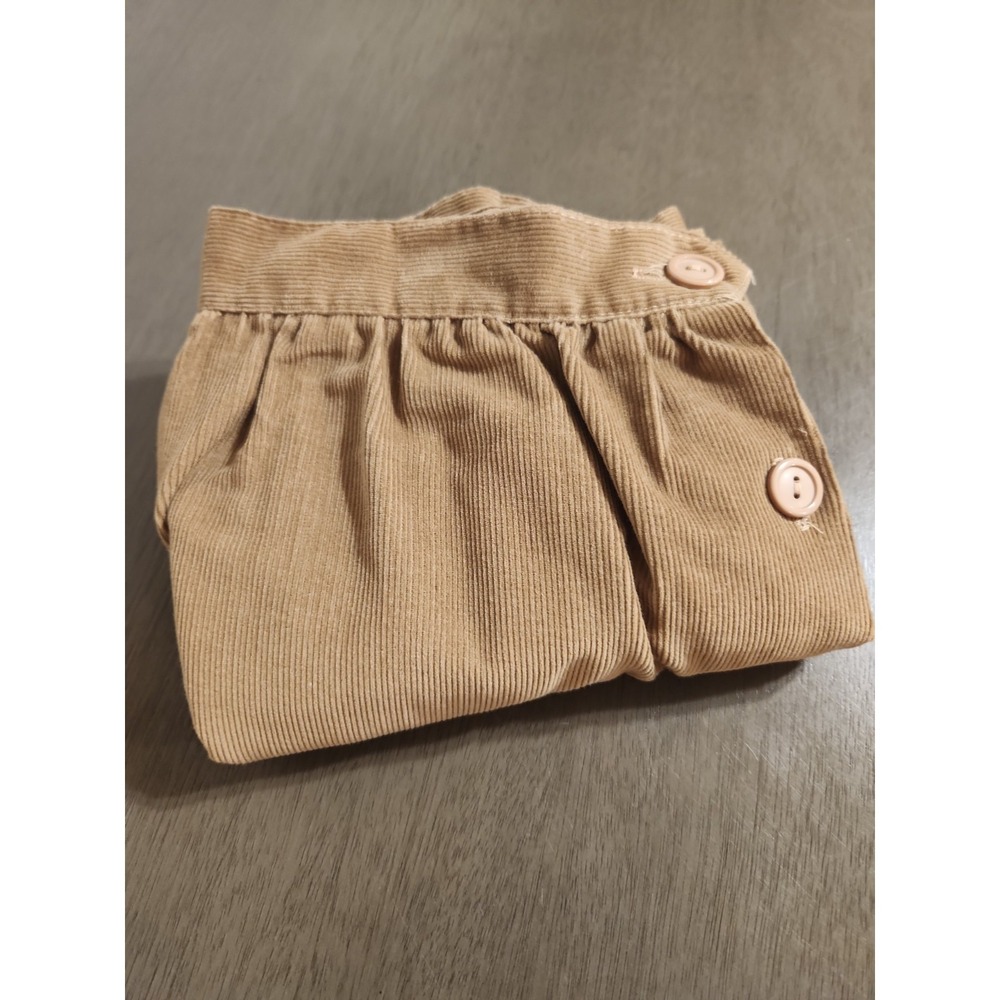 Vtg Brown‎ Corduroy Midi Skirt Button Front Made USA Minimal Academia Casual - Picture 13 of 13